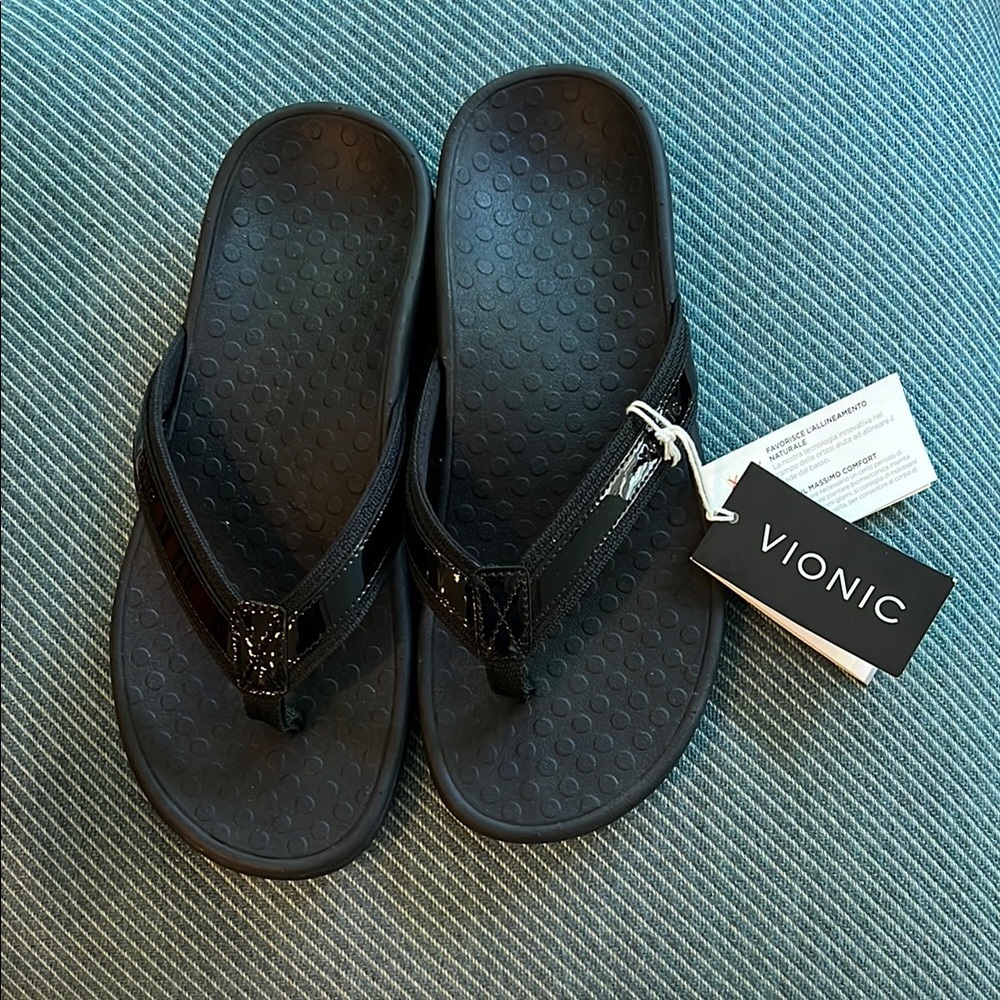 Vionic Black Sandals for Women